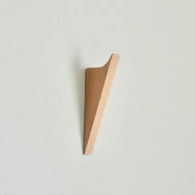 Modern Home by Bellver Wooden Reduced Triangle Wall Hooks - Set of 4 | West Elm