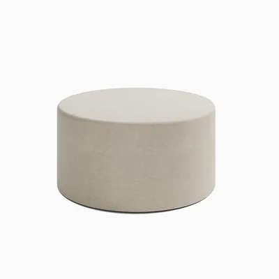 Concrete Pedestal Outdoor Continental Dining Table Protective Cover | West Elm