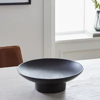Pure Black Matte Ceramic Vases | West Elm