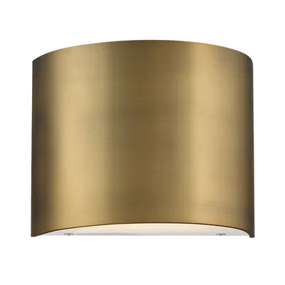 Curved Metal LED Sconce | West Elm