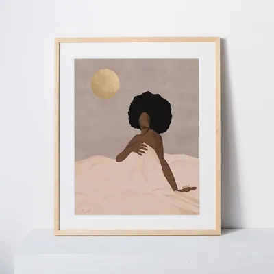 Melissa Koby Framed Print - M.I.A. (Moon Aquarius) | West Elm