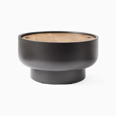 Drum Storage Coffee Table | Modern Living Room Furniture West Elm