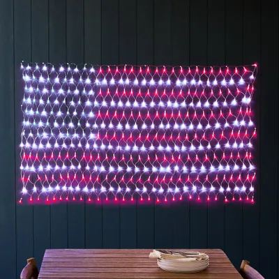 American Flag String Lights Wall Art | West Elm