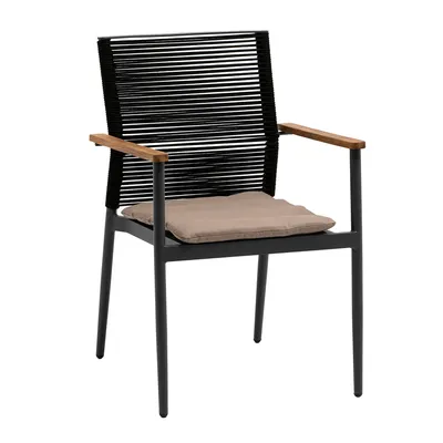 Rope-Wrapped Outdoor Dining Chair (Set of 2) | West Elm