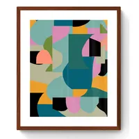 Abstract Collage 12 Framed Wall Art by Beth Vassalo | West Elm