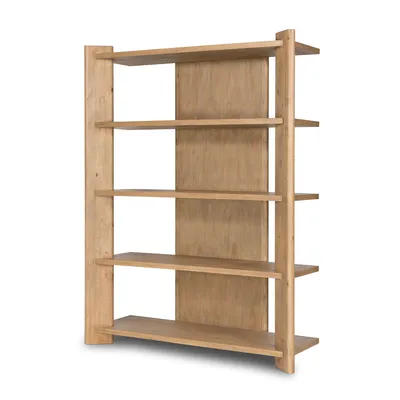 Solid Wood Intersecting Bookcase (62") | West Elm