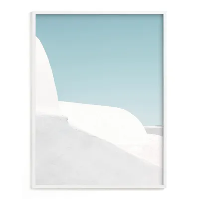 Cycladic House I Framed Wall Art by Minted for West Elm | West Elm