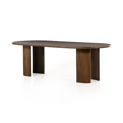 Oval Wooden Dining Table (98.5") | West Elm