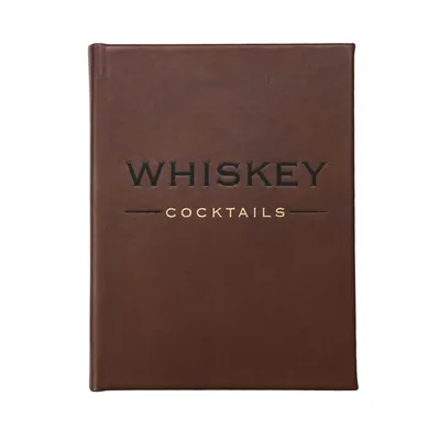 Whiskey Cocktails - Leatherbound Book | West Elm