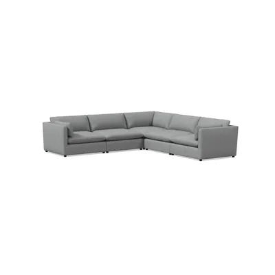 Hampton 5 Piece L-Shaped Sectional | Sofa With Chaise West Elm