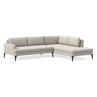 Andes 2-Piece Bumper Chaise Sectional (90"–105") | West Elm