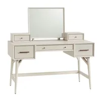 Mid-Century Vanity Desk Set (52") | West Elm