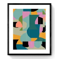 Abstract Collage 12 Framed Wall Art by Beth Vassalo | West Elm