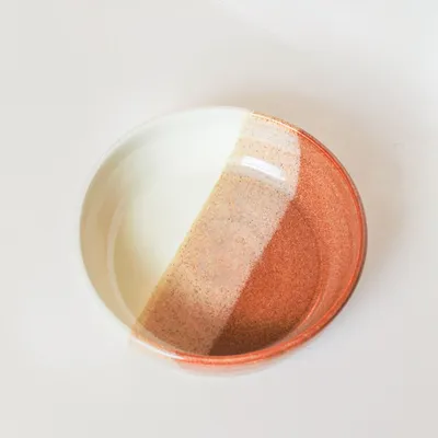 Keraclay Tri-Color Amber Plate | West Elm