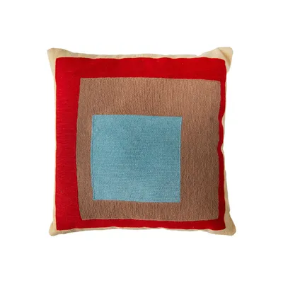 Leah Singh Renzo Squares Pillow Cover | West Elm