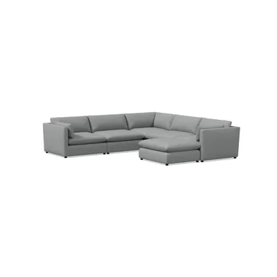 Hampton 6 Piece Sectional | Sofa With Chaise West Elm
