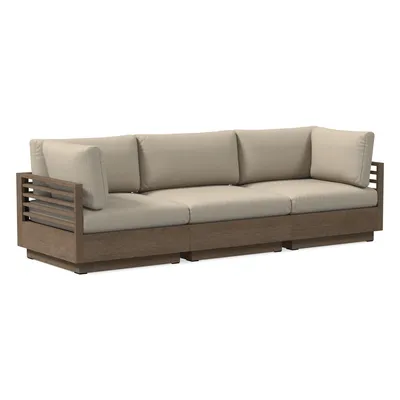 Santa Fe Slatted Outdoor 3-Piece Modular Sofa Cushion Covers | West Elm