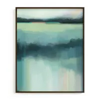 Blue Lagoon Framed Wall Art by Minted for West Elm |