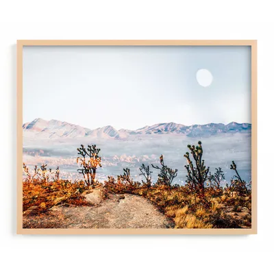 Desert Super Moon Framed Wall Art by Minted for West Elm |