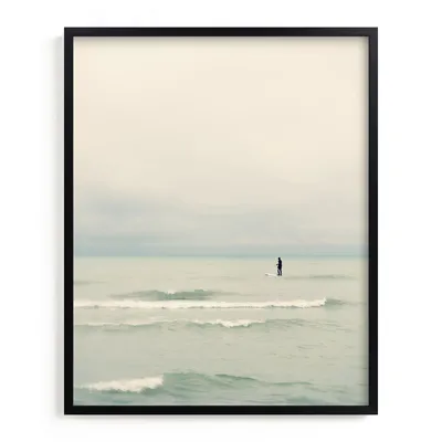 Paddleboard Solitude Framed Wall Art by Minted for West Elm |