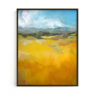 Head for the Hills Framed Wall Art by Minted West Elm |