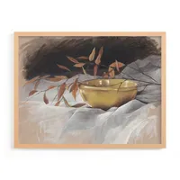 Limited Edition "Yellow Bowl" Framed Wall Art by Minted for West Elm |