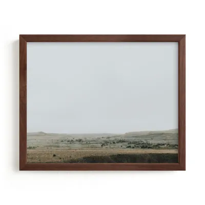 Limited Edition "Landscape Under Fog" Framed Art by Minted for West Elm |