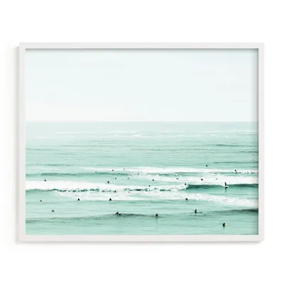 And the Color of My Eyes Has Gone Back Into Sea Print by Minted For West Elm |