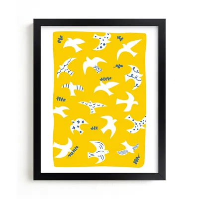 Taking Flight Framed Wall Art by Minted for West Elm |