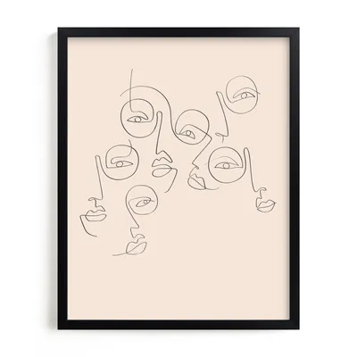 Lunettes Framed Wall Art by Minted for West Elm |