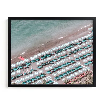 Spiaggia Grande Framed Wall Art by Minted for West Elm |