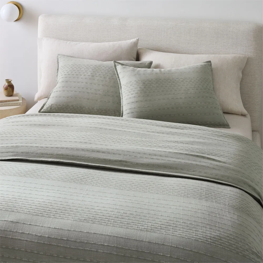 Reese Linen Cotton Duvet Cover & Shams | West Elm