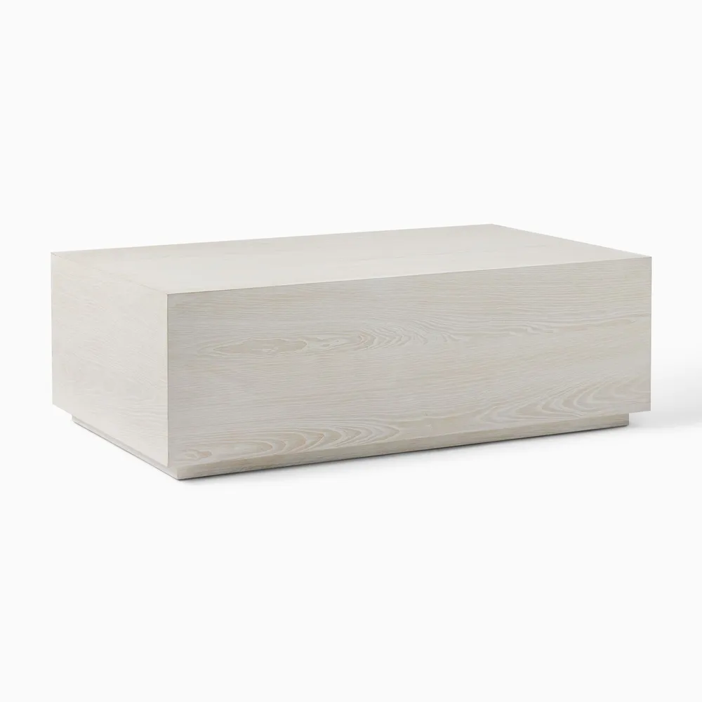 Volume Plinth Coffee Table - Wood | Media & Coffee Tables | West Elm