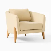 Delray Leather Chair | West Elm
