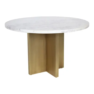 Joined Iron Base Dining Table (48") | West Elm