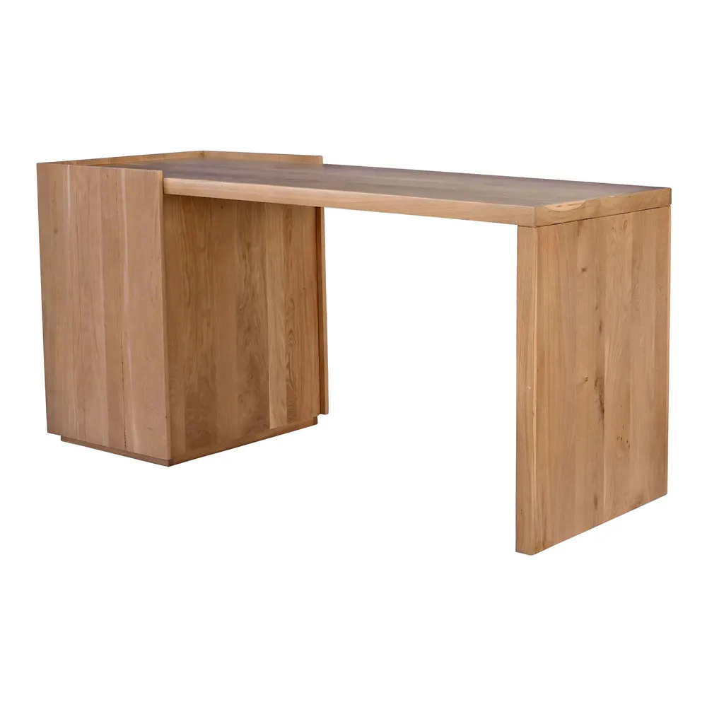Modern Paneled Wood Desk (60") | West Elm