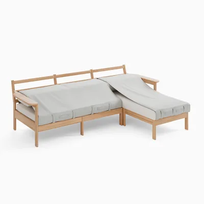 Playa Outdoor Reversible Sectional Incorporated Protective Cover | West Elm