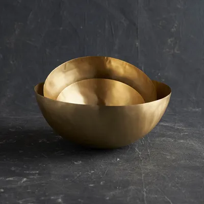 Artisan Brass Bowl Sets | West Elm