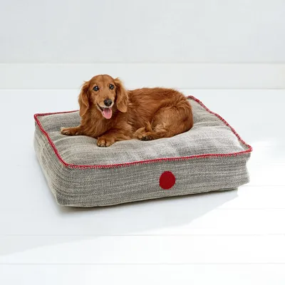 Recycled Fabric Dog Bed - 26" | West Elm