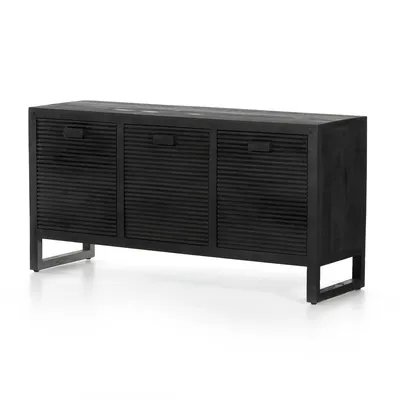 Grooved Media Console (59") | West Elm