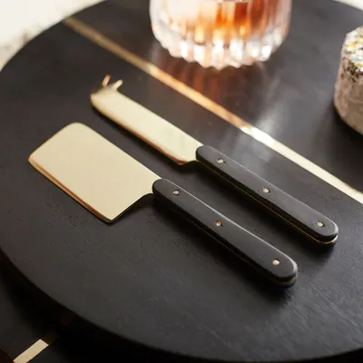 Mondrian Cheese Knives (Set of 2) | West Elm