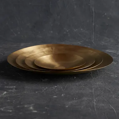 Artisan Brass Plate Sets | West Elm