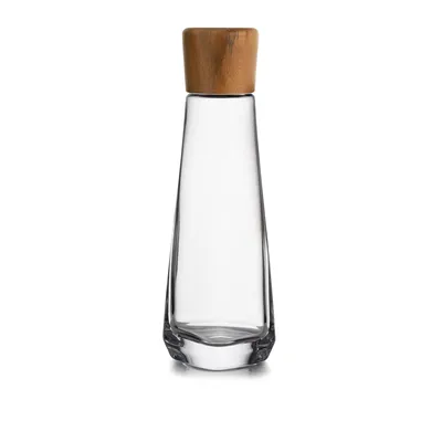 Nambe Vie Glass w/ Wood Top Decanter | West Elm