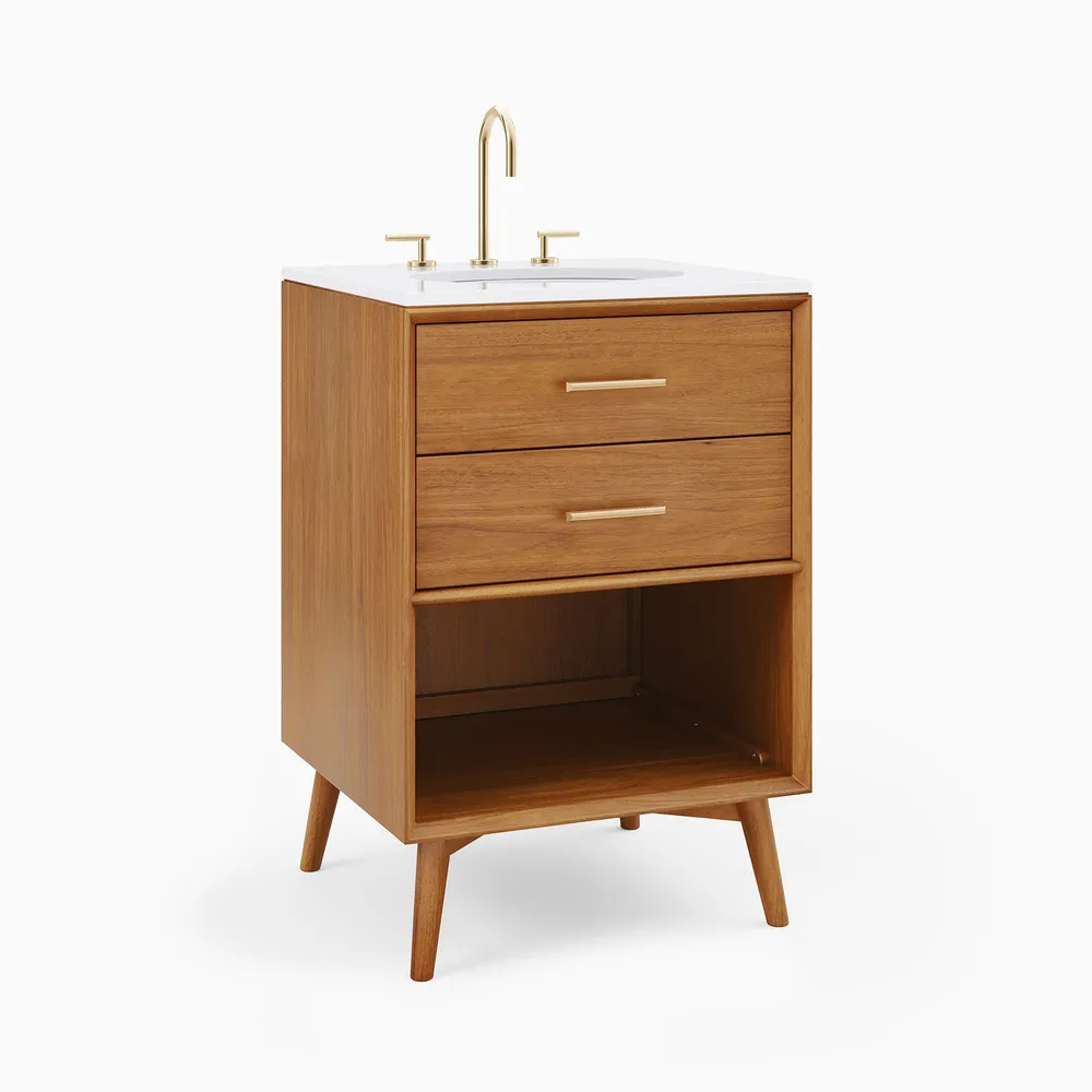 Baylor Floating Open Storage Single Bathroom Vanity (42)