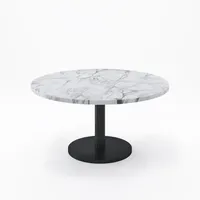 Orbit Faux Marble Extra Large Restaurant Table - Round | West Elm