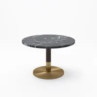 Orbit Faux Marble Extra Large Restaurant Table - Round | West Elm