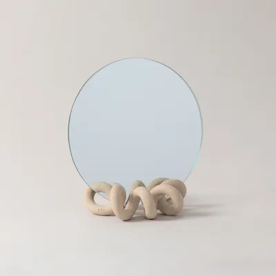 SIN Curlee Tabletop Mirror | West Elm