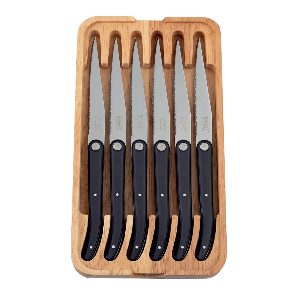 Tarrerias-Bonjean Laguiole Sens Steak Knives (Set of 6) | West Elm