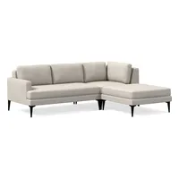 Andes 3 Piece Chaise Sectional | Sofa With West Elm