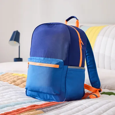 Open Box: Astor Backpack - Blue & Orange | West Elm